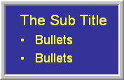 sub heading and bullets