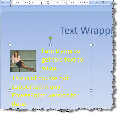 Text wrapping tabbed